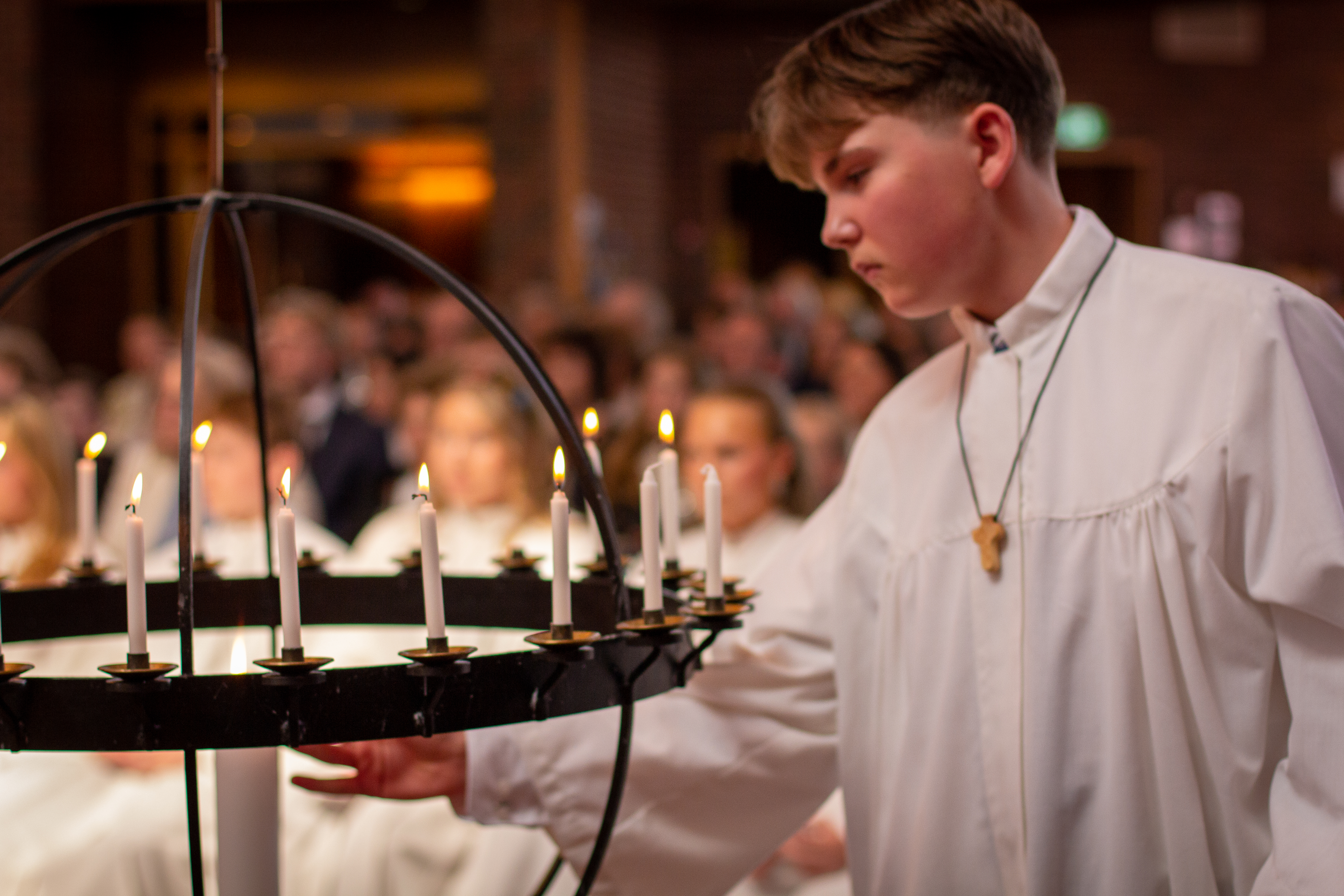 Utsnitt av gruppebilde av konfirmanter i Madlamark